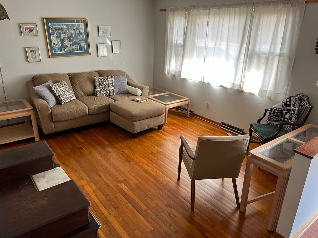 Refinished hardwood floors