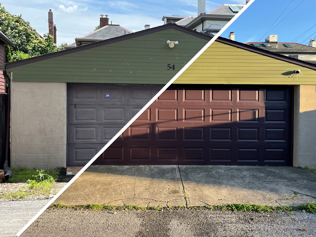Garage and trim painting
