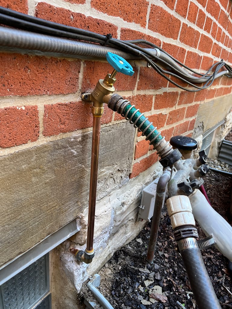 Spigot into masonry replacement